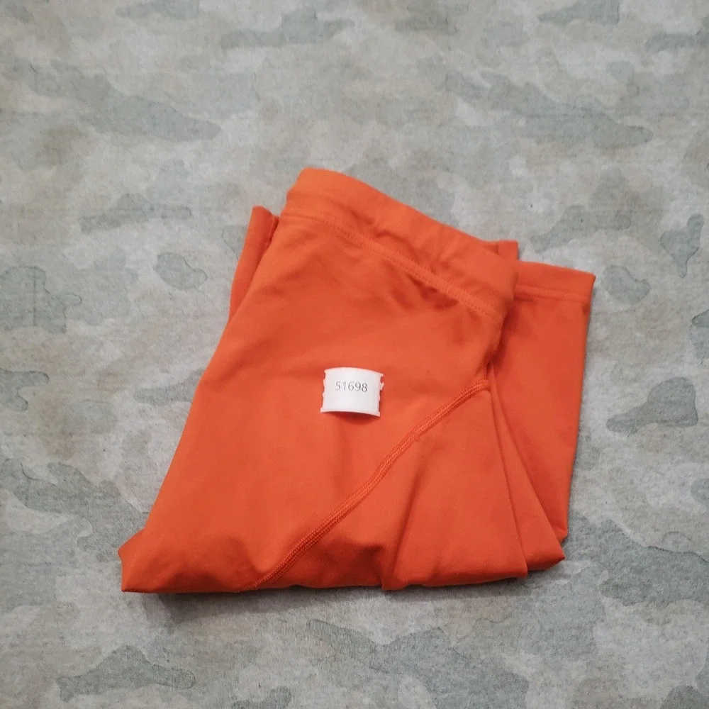 Nike Compression Shorts Mens Large Orange NCAA Team Athletic